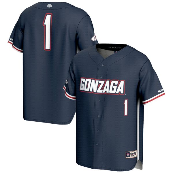 Gozags Shop - men8217s gameday greats 1 navy gonzaga bulldogs lightweight baseball jersey Collection | Gonzaga Bulldogs Fan Essentials