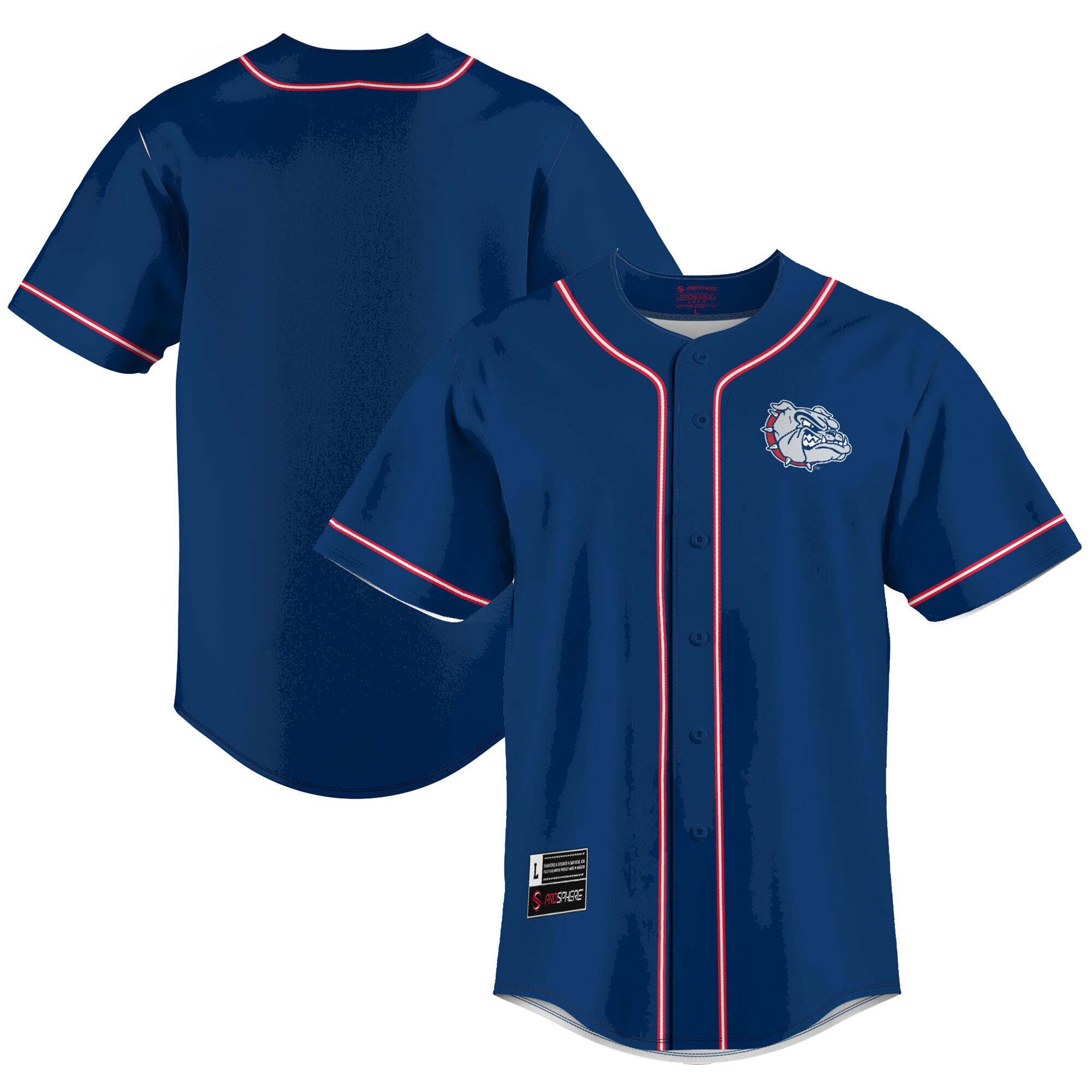 Gozags Shop - men8217s gameday greats blue gonzaga bulldogs lightweight baseball jersey Collection | Gonzaga Bulldogs Fan Essentials