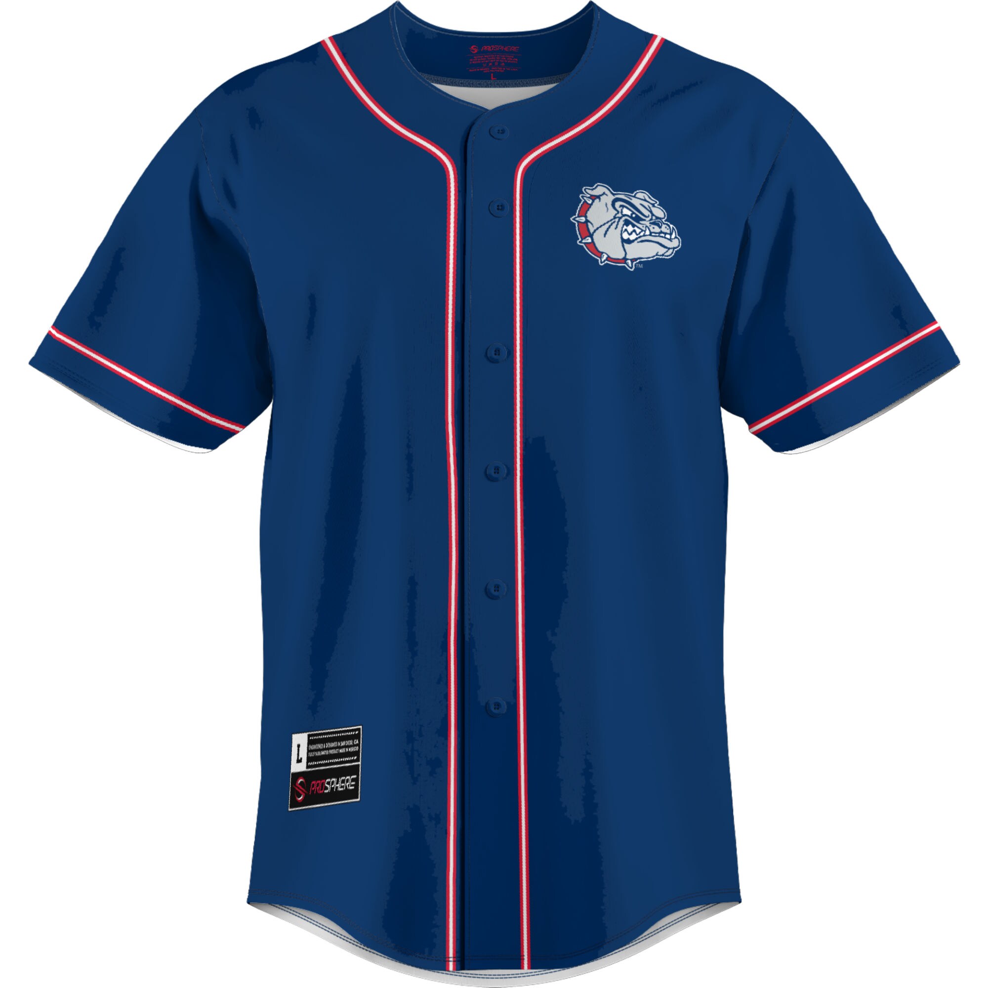 Gozags Shop - men8217s gameday greats blue gonzaga bulldogs lightweight baseball jersey Collection | Gonzaga Bulldogs Fan Essentials