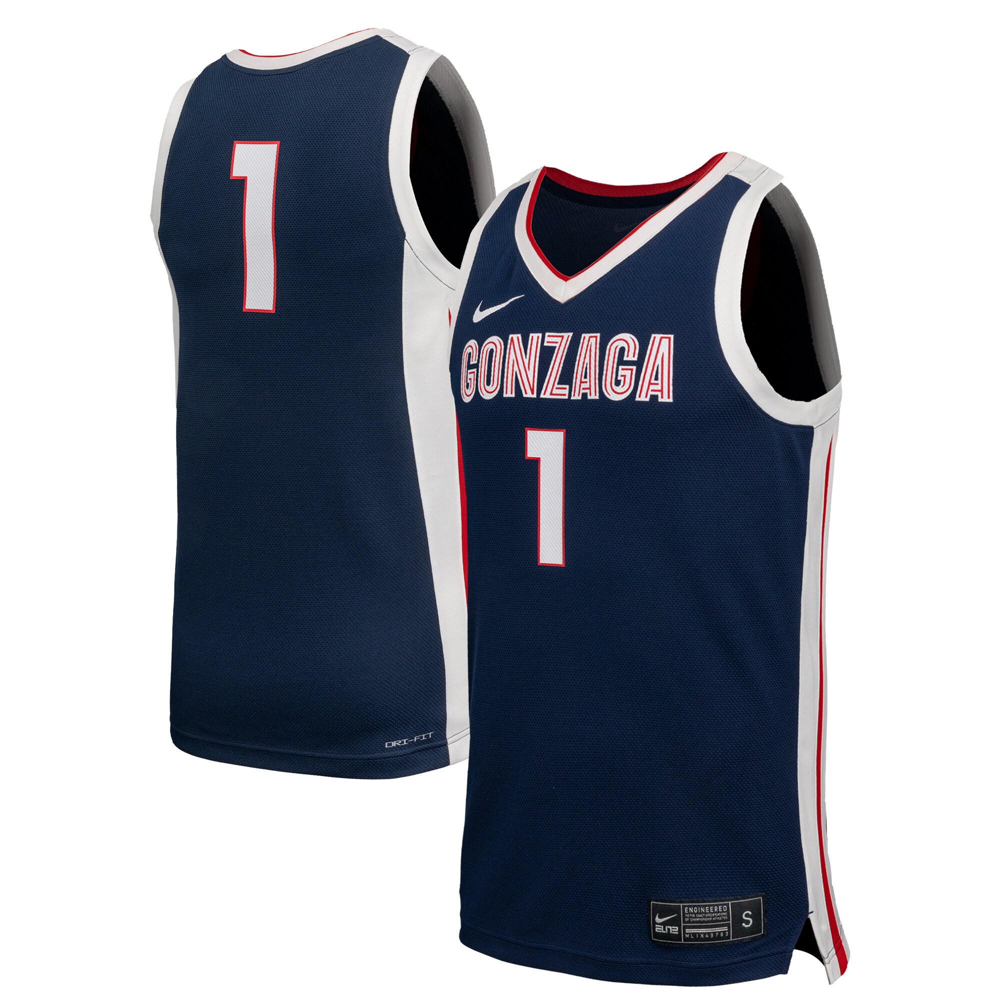 Gozags Shop - men8217s nike navy gonzaga bulldogs replica basketball jersey Collection | Gonzaga Bulldogs Fan Essentials
