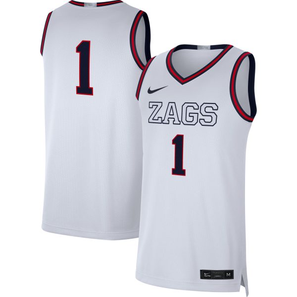 Gozags Shop - men8217s nike  white gonzaga bulldogs limited basketball jersey Collection | Gonzaga Bulldogs Fan Essentials