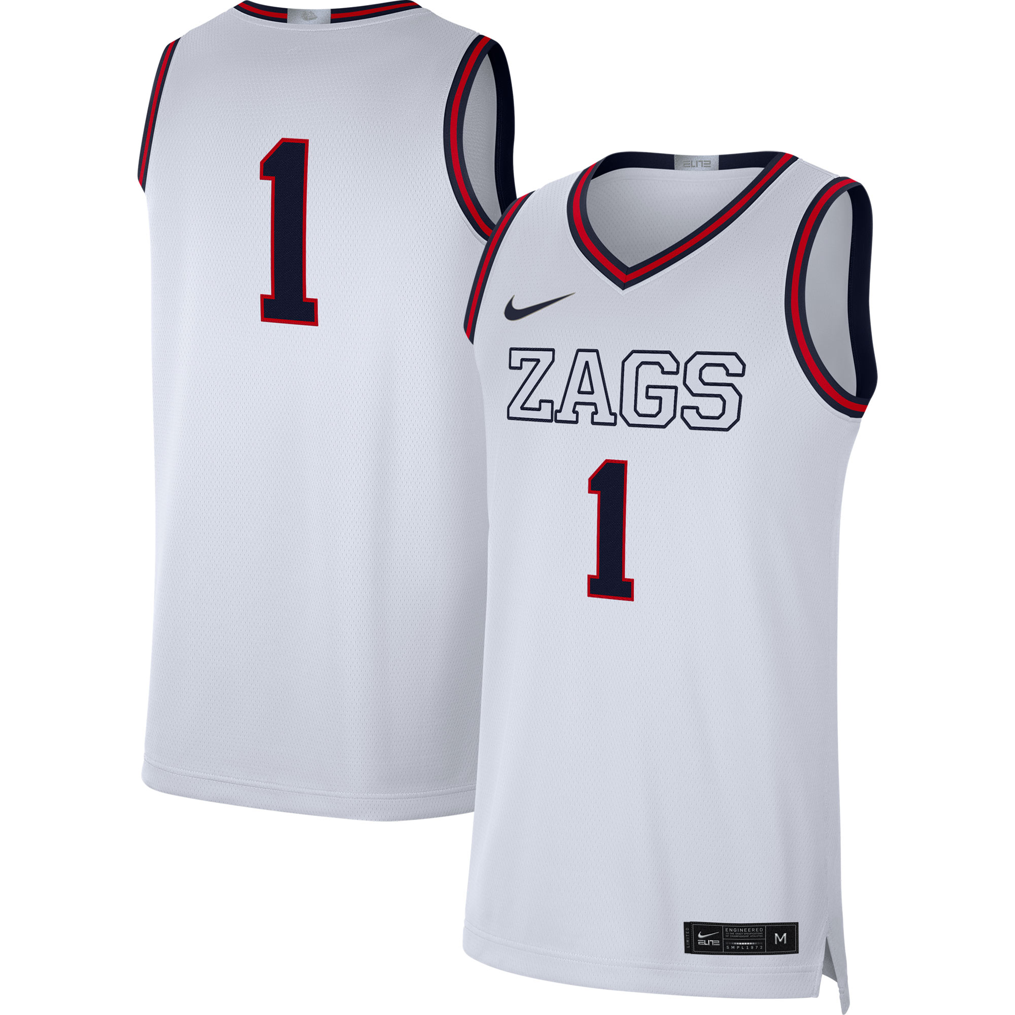 Gozags Shop - men8217s nike  white gonzaga bulldogs limited basketball jersey Collection | Gonzaga Bulldogs Fan Essentials
