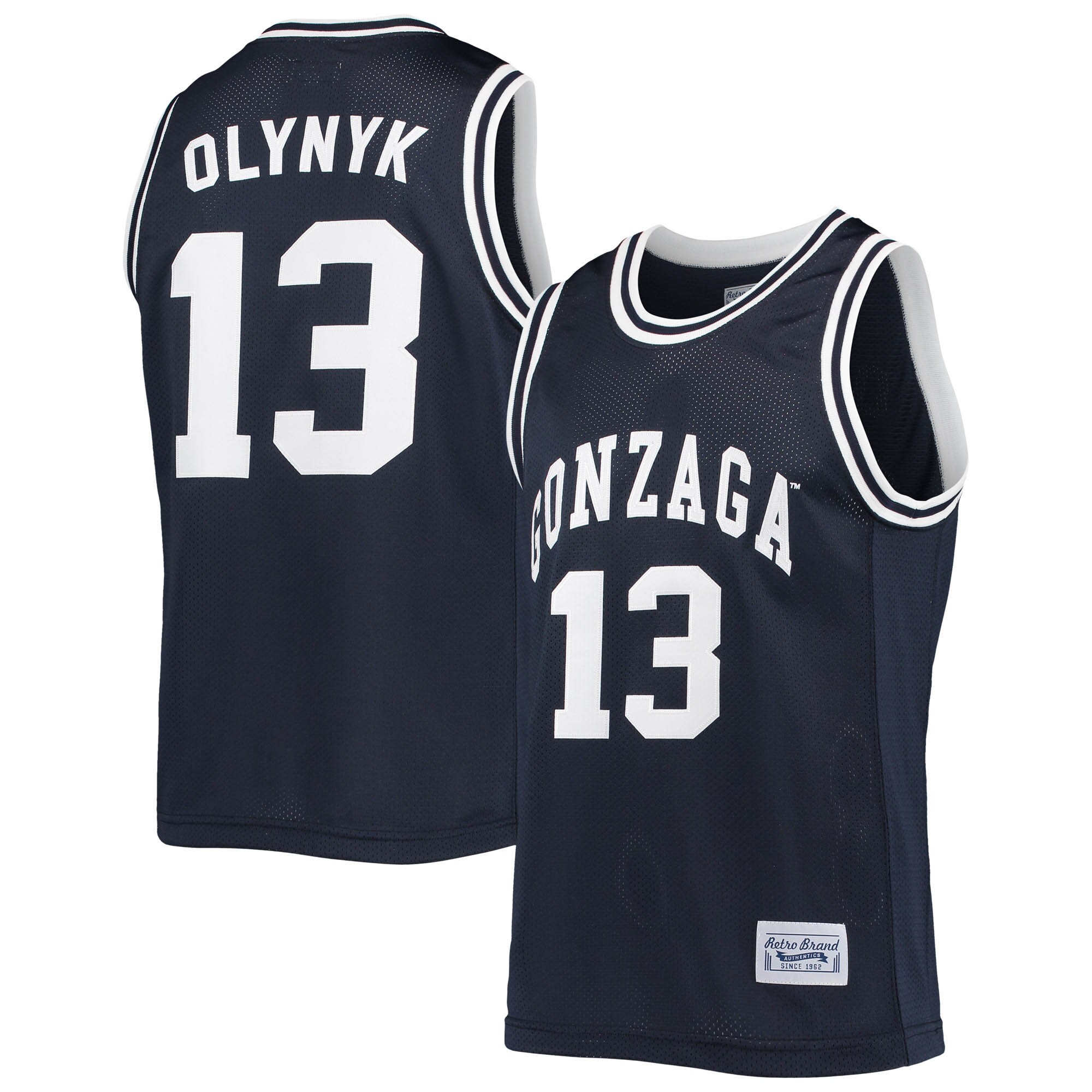 Gozags Shop - men8217s original retro brand kelly olynyk navy gonzaga bulldogs alumni commemorative classic basketball jersey Collection | Gonzaga Bulldogs Fan Essentials