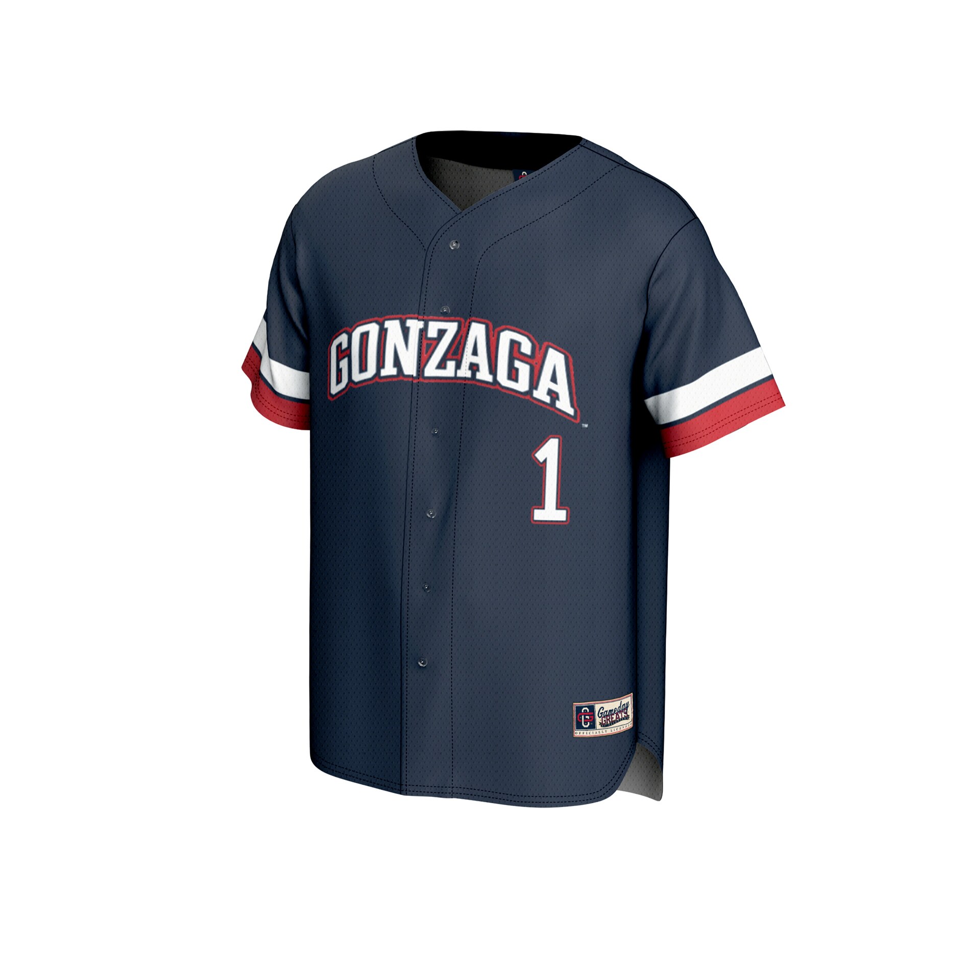 Gozags Shop - unisex gameday greats 1 navy gonzaga bulldogs collegiate baseball fashion jersey Collection | Gonzaga Bulldogs Fan Essentials