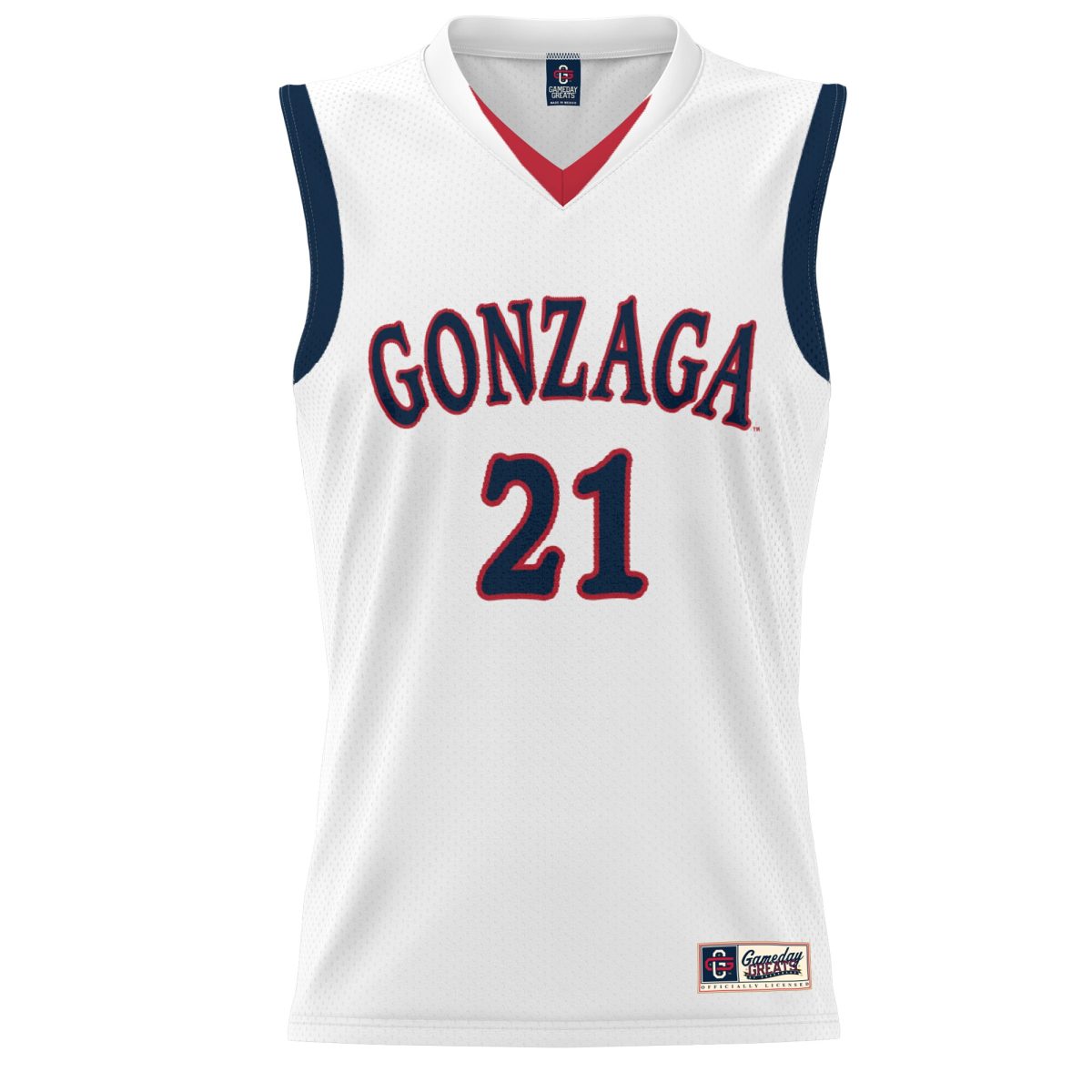 Gozags Shop - unisex gameday greats courtney vandersloot white gonzaga bulldogs lightweight basketball alumni jersey Collection | Gonzaga Bulldogs Fan Essentials