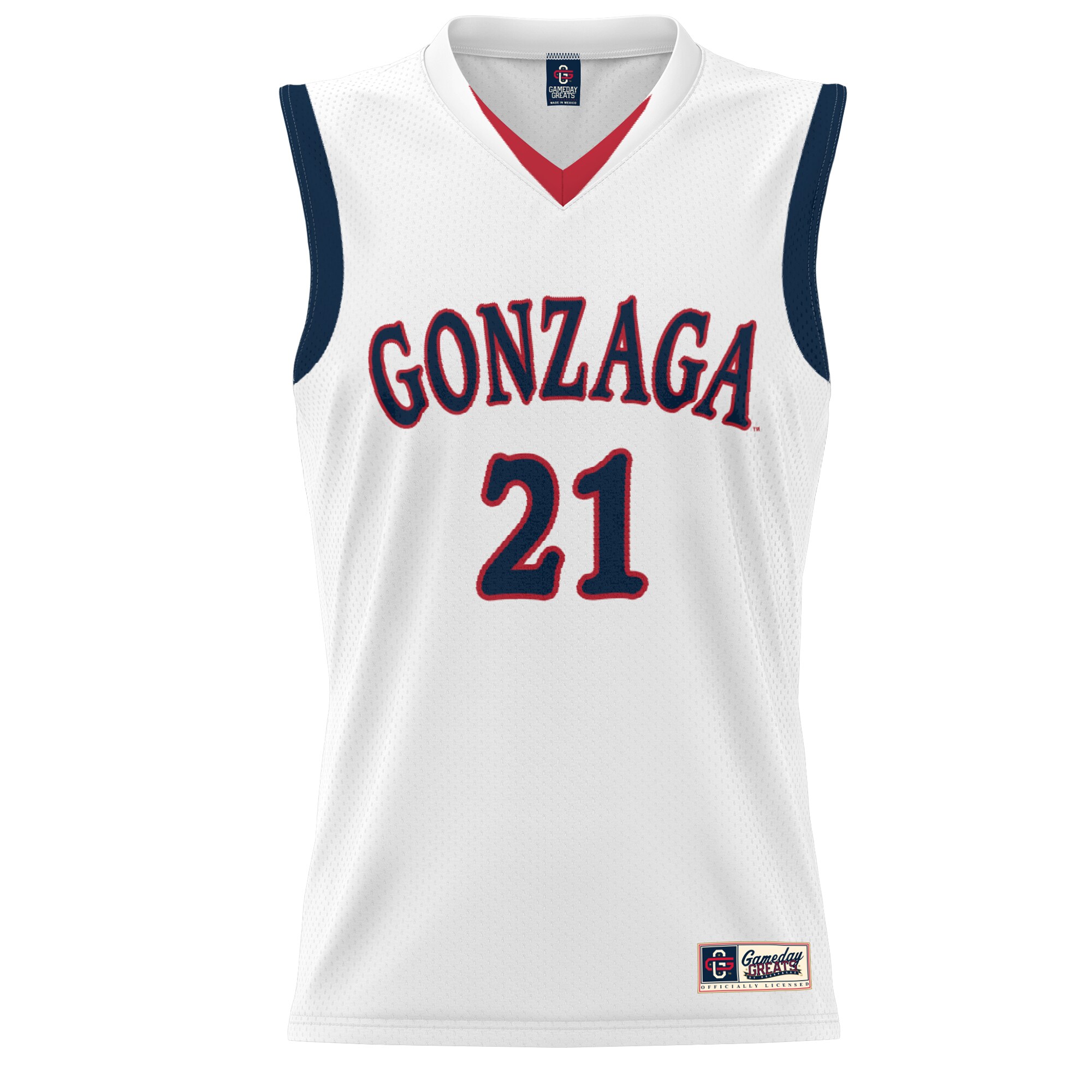 Gozags Shop - unisex gameday greats courtney vandersloot white gonzaga bulldogs lightweight basketball alumni jersey Collection | Gonzaga Bulldogs Fan Essentials